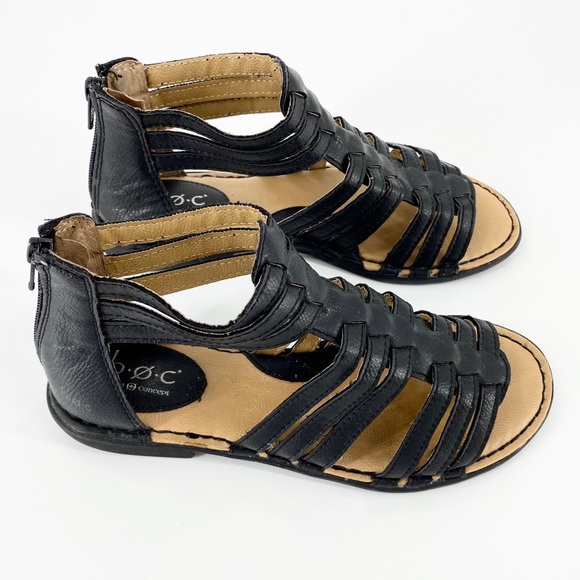 boc Shoes - B.o.c. Leather Cage Sandals